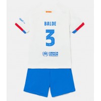 Dres Barcelona Alejandro Balde #3 Gostujuci za djecu 2023-24 Kratak Rukav (+ kratke hlače)